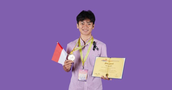 Sabet Medali Emas di Thailand, I Putu Agnan Prayudha Harumkan Nama SMANSA Denpasar di Kancah Dunia